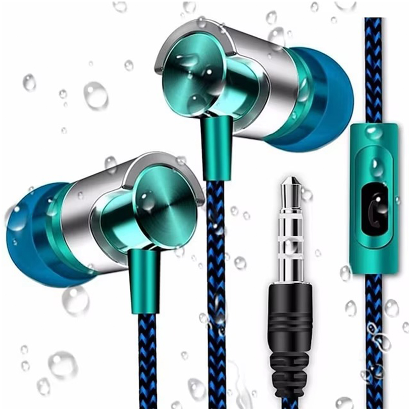 Outdoor Sport Bar - 3.5mm Wired Headphones Noise Canceling In-Ear