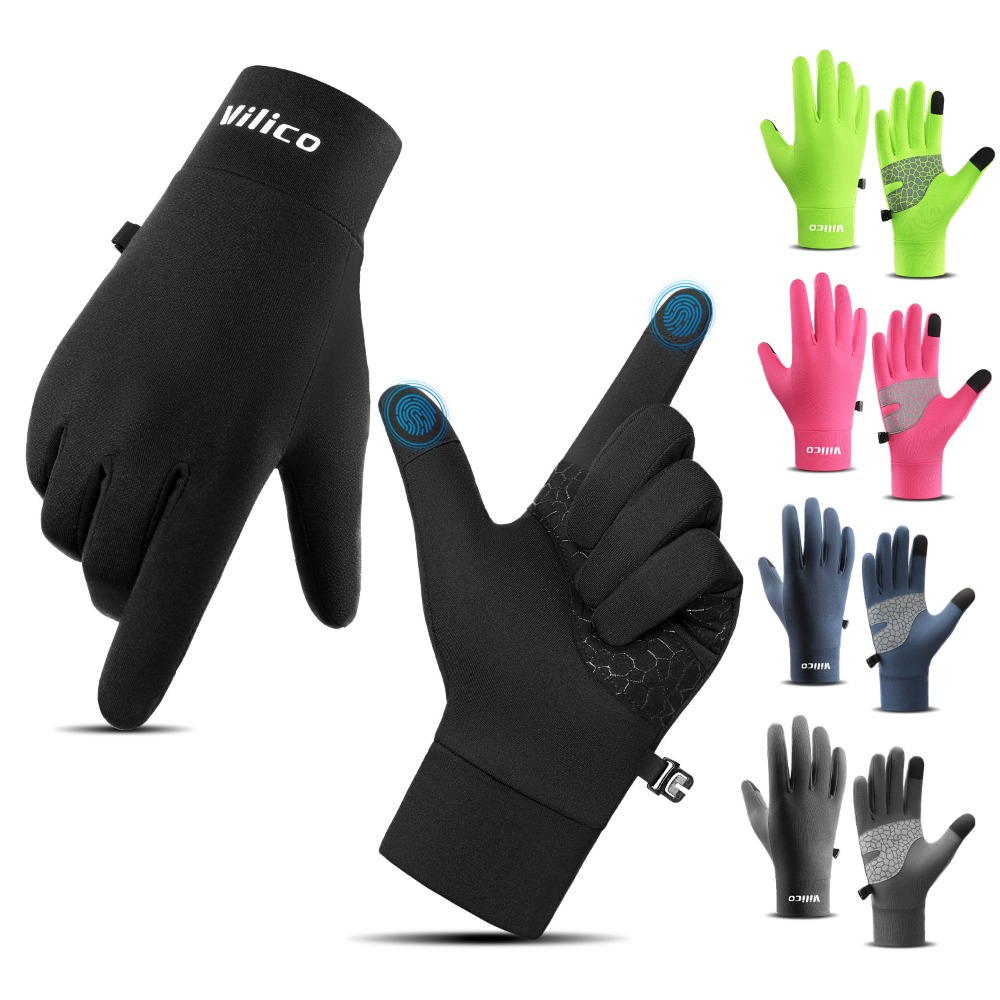 Outdoor Sport Gloves - Winter Warm Knit Anti Slip Touchscreen