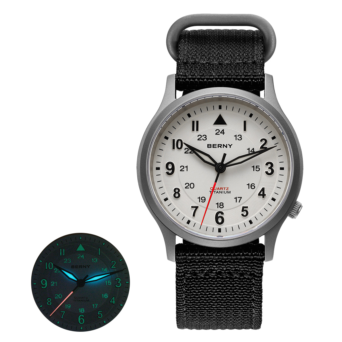 BERNY Titanium Watches for Men - огляд і ціна Outdoor Sport Field