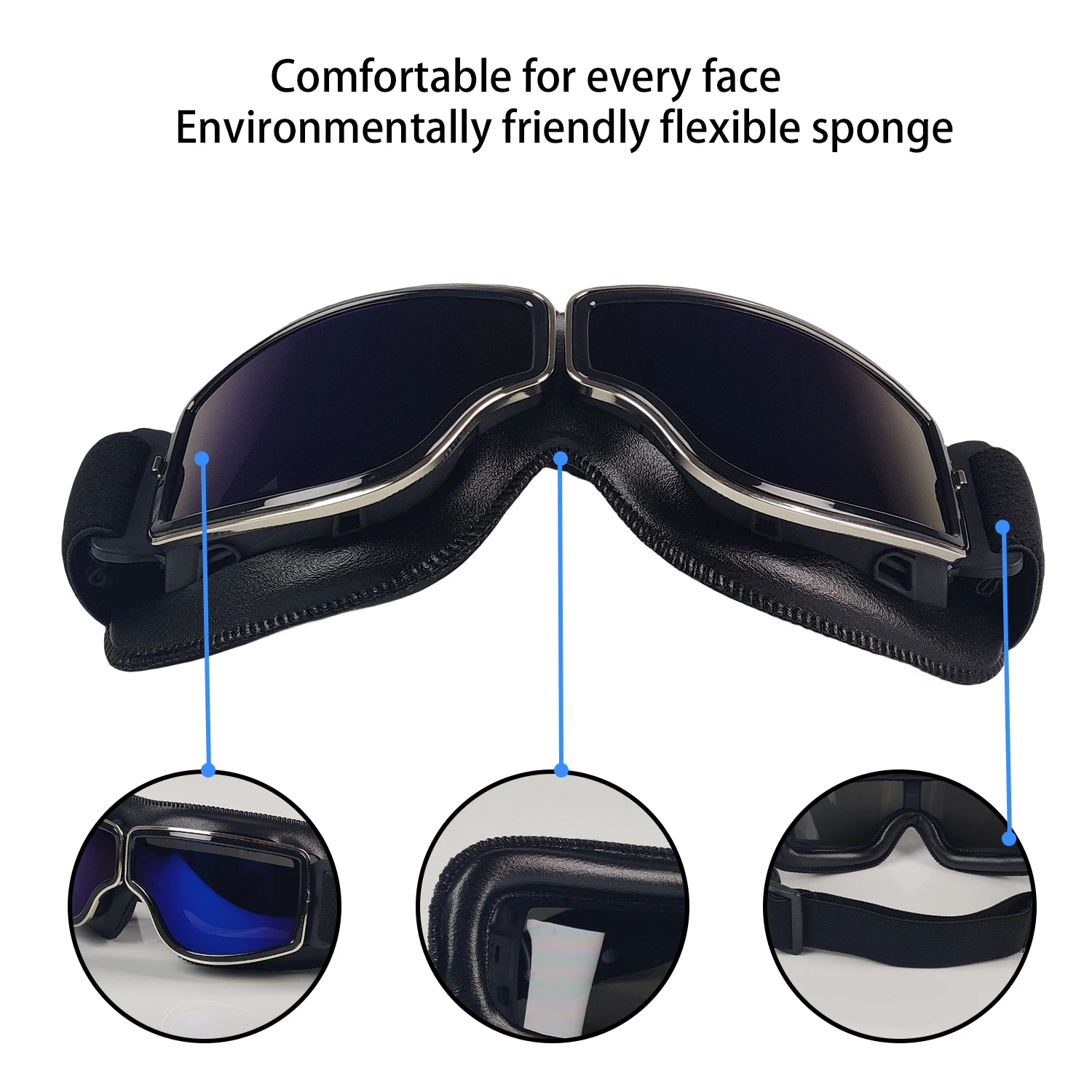 Motorcycle Glasses - Windproof - огляд і ціна Equestrian Helmet