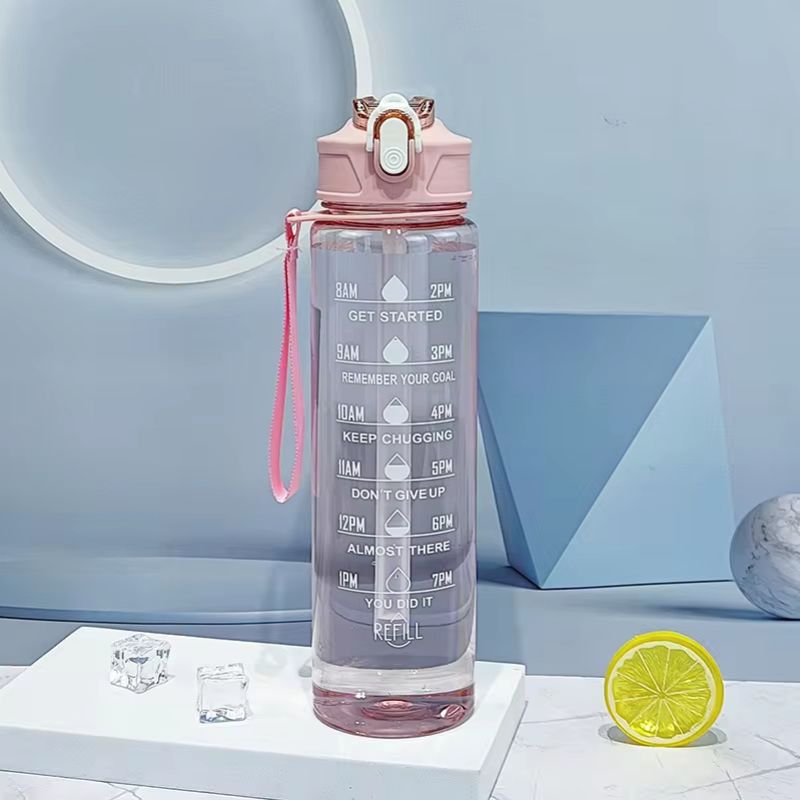 900ml Sports Bottle With Time  - огляд і ціна Outdoor Sport Field
