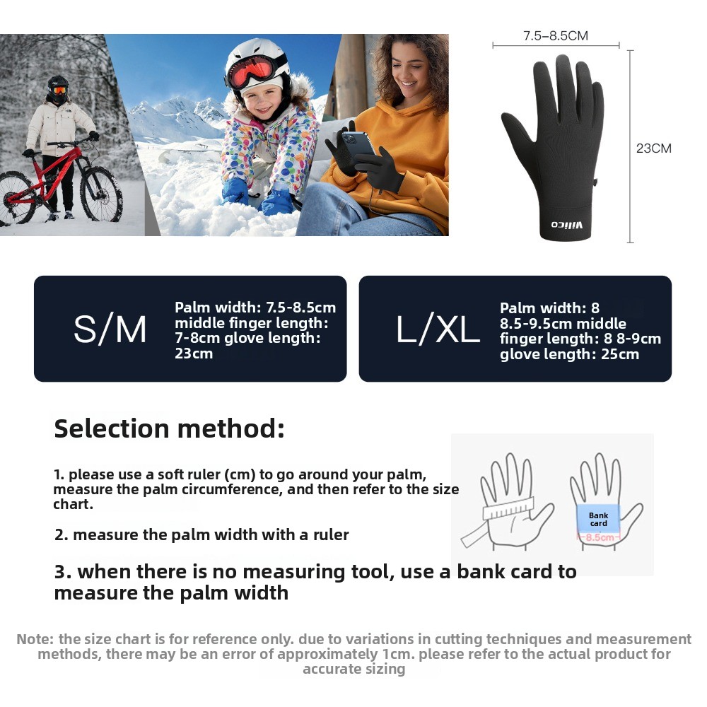 Winter Warm Knit Anti Slip Tou - огляд і ціна Outdoor Sport Gloves