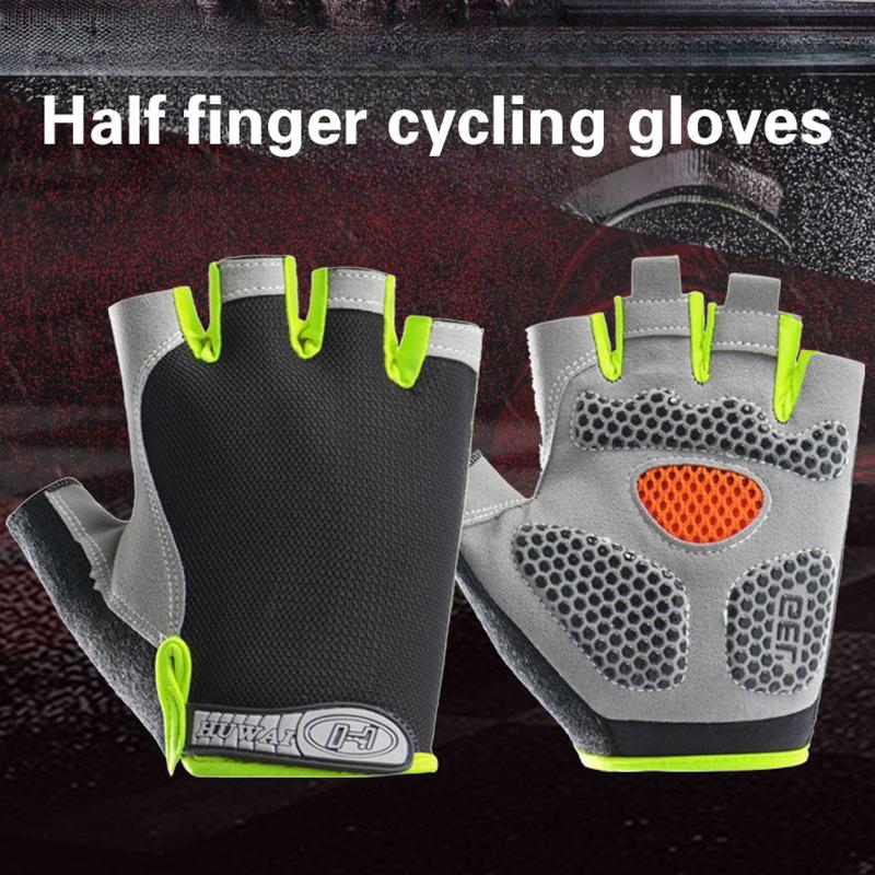 Unisex Half Finger Cycling Glo - огляд і ціна Outdoor Sport Gloves