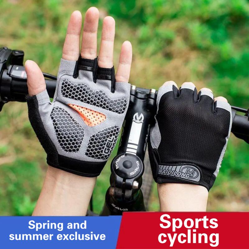 Unisex Half Finger Cycling Glo - огляд і ціна Outdoor Sport Gloves